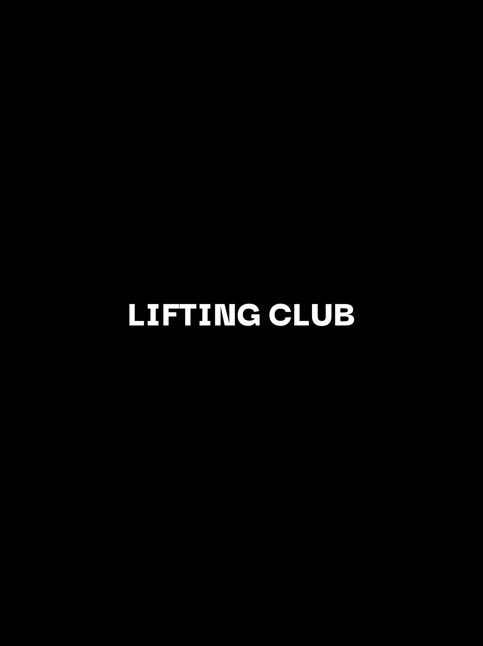 Lifting Club